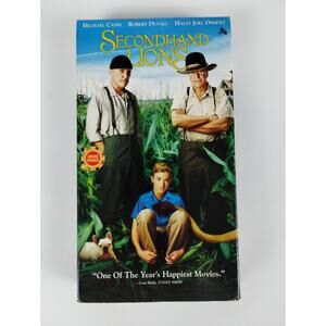 Secondhand Lions (VHS, 2004) Michael Caine - Robert Duvall - Haley Joel Osment